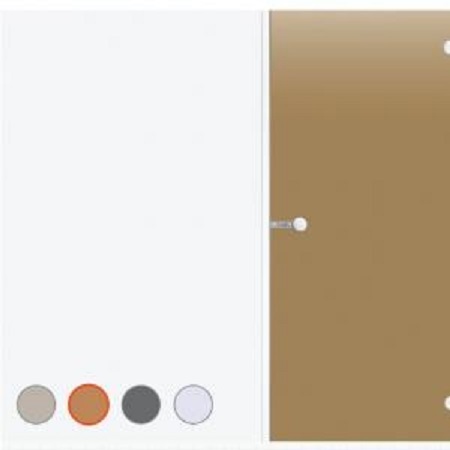 Дверь Harvia ALU 9×19, коробка серая, стекло бронза