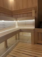 Строительство сауны в фитнес центре Хамер Новосибирск Строительство сауны в фитнес центре Хамер Новосибирск