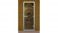 Дверь для турецкой бани ALDO с порогом серия Султан ночь Дверь для турецкой бани ALDO с порогом серия Султан ночь в Новосибирске