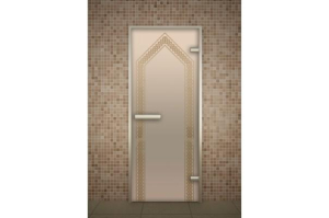 Дверь для хамам серия Чайхана бронза