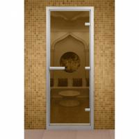 Дверь для турецкой бани Стекло бронзовое