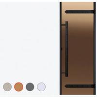 Дверь Harvia Legend ALU 9×19 стекло бронза